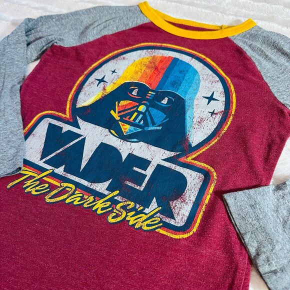 Boy’s Sonoma LS Darth Vader T-shirt Size 7 - Picture 2 of 4